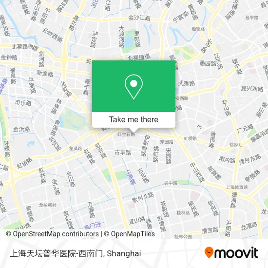 上海天坛普华医院-西南门 map