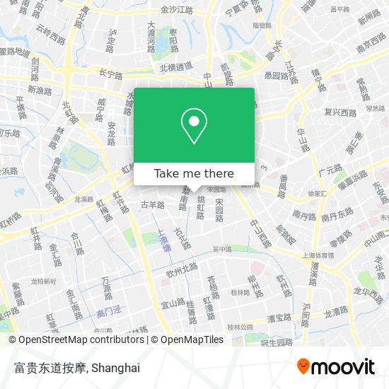 富贵东道按摩 map