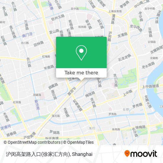 沪闵高架路入口(徐家汇方向) map