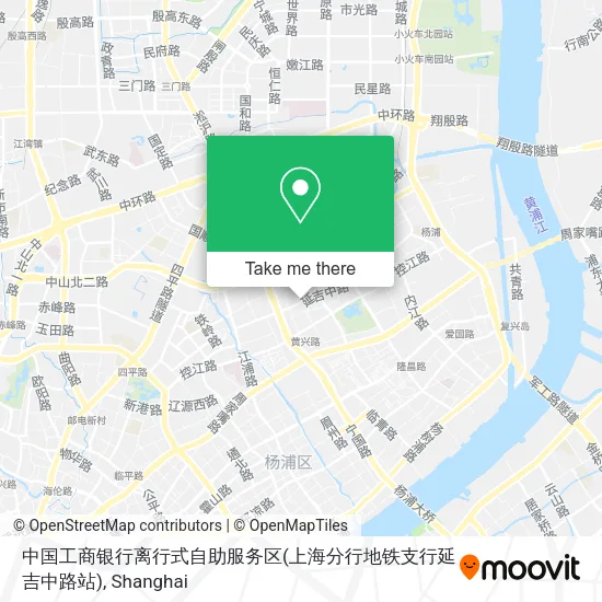 中国工商银行离行式自助服务区(上海分行地铁支行延吉中路站) map