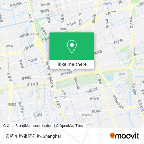 康桥东路康新公路 map