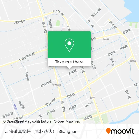 老海清真烧烤（富杨路店） map