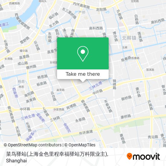 菜鸟驿站(上海金色里程幸福驿站万科限业主) map