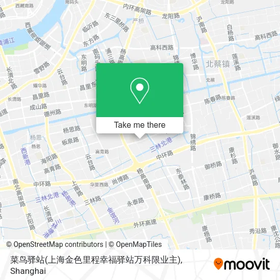 菜鸟驿站(上海金色里程幸福驿站万科限业主) map