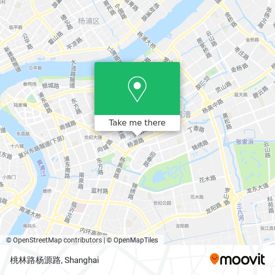 桃林路杨源路 map