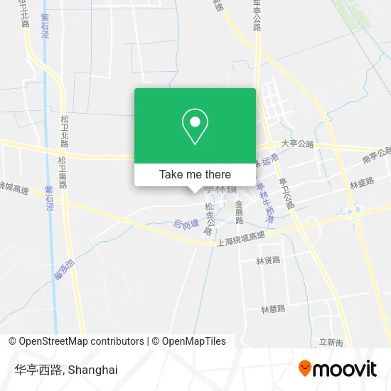 华亭西路 map