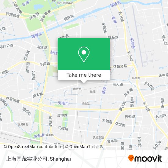 上海国茂实业公司 map