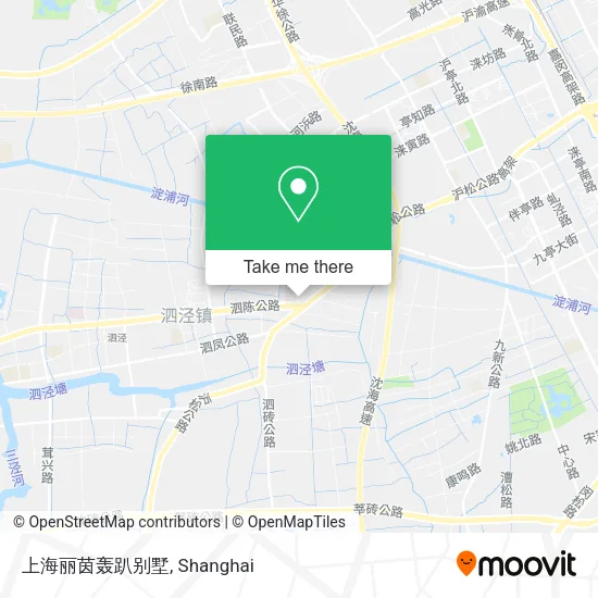 上海丽茵轰趴别墅 map
