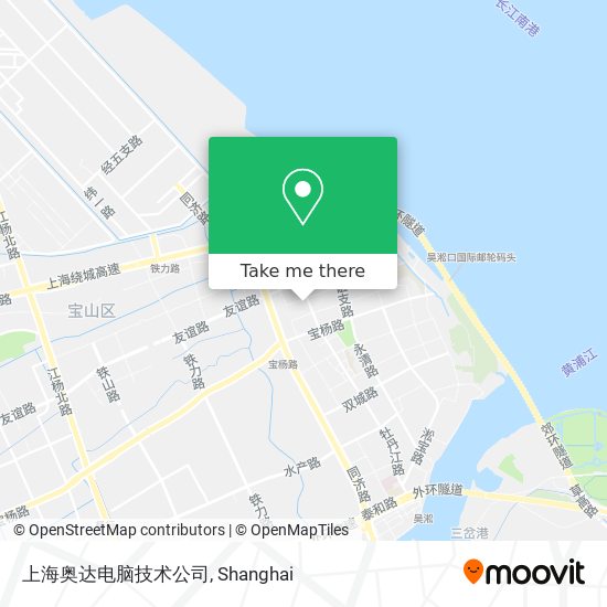 上海奥达电脑技术公司 map