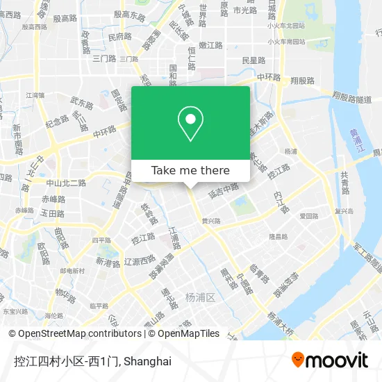 控江四村小区-西1门 map