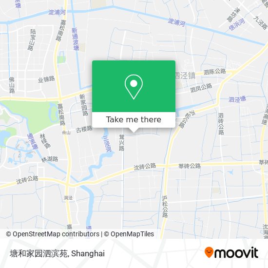 塘和家园泗滨苑 map