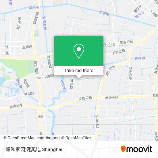 塘和家园泗滨苑 map