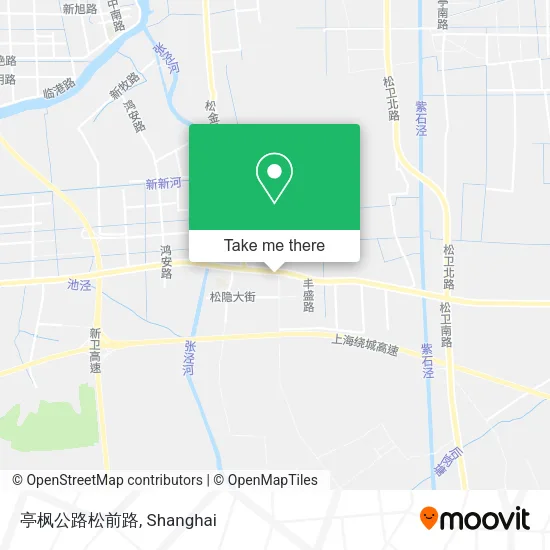 亭枫公路松前路 map