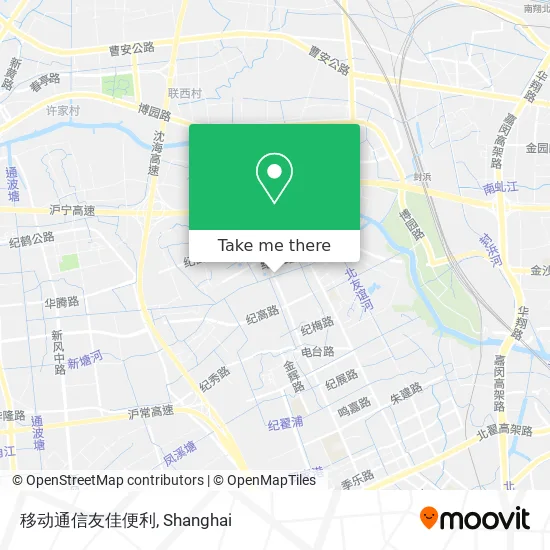 移动通信友佳便利 map