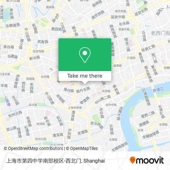上海市第四中学南部校区-西北门 map