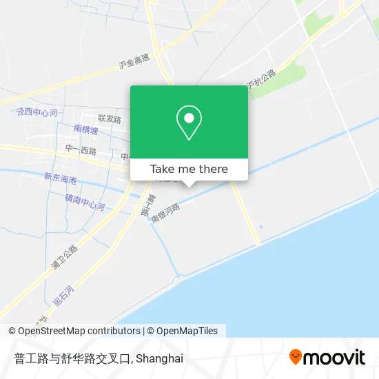 普工路与舒华路交叉口 map