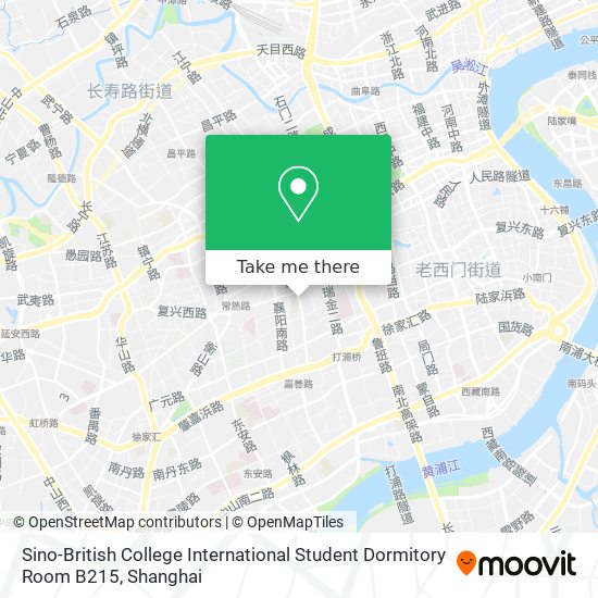 Sino-British College International Student Dormitory Room B215 map