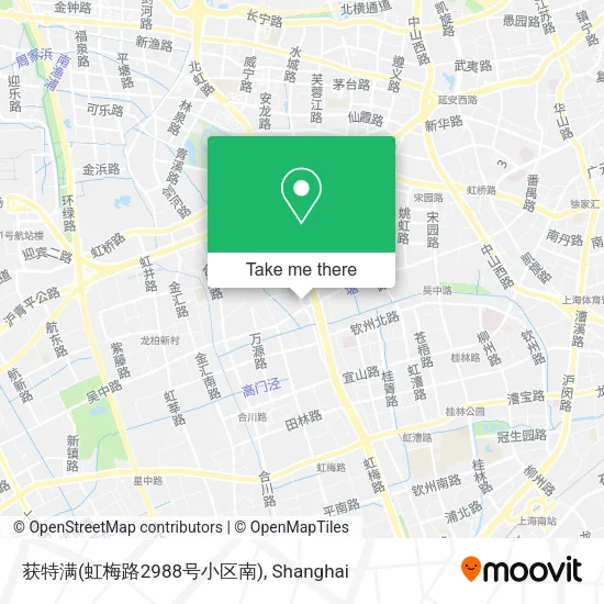 获特满(虹梅路2988号小区南) map