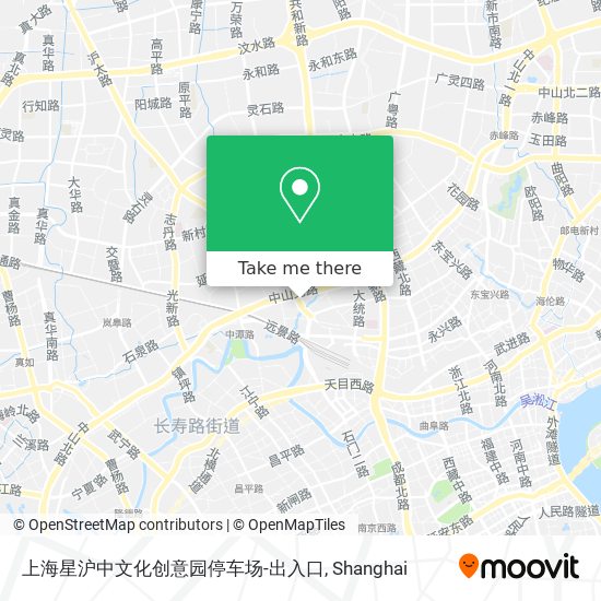 上海星沪中文化创意园停车场-出入口 map