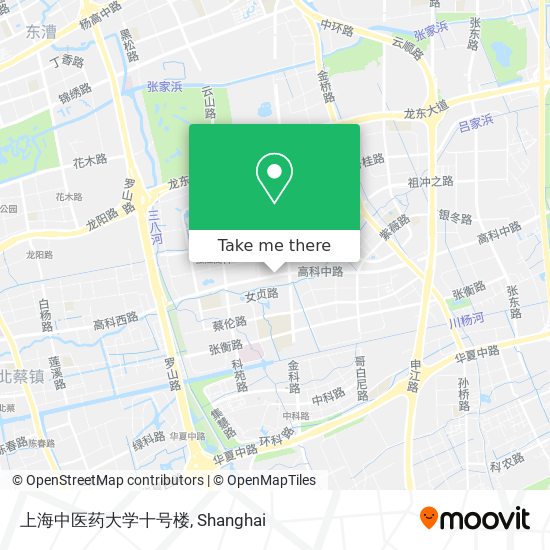 上海中医药大学十号楼 map