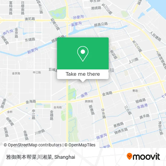 雅御阁本帮菜川湘菜 map