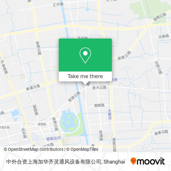 中外合资上海加华齐灵通风设备有限公司 map