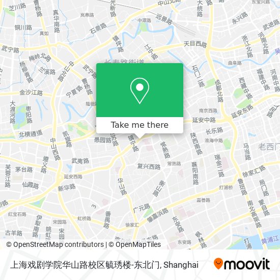 上海戏剧学院华山路校区毓琇楼-东北门 map