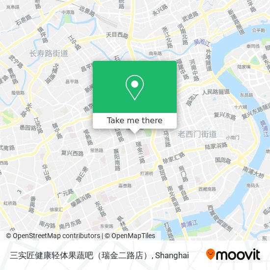 三实匠健康轻体果蔬吧（瑞金二路店） map