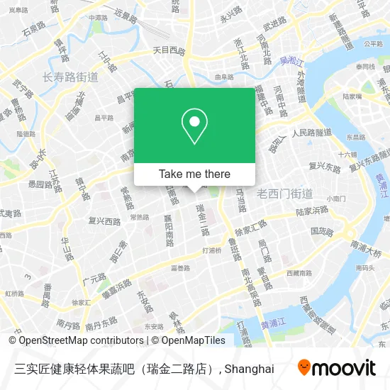 三实匠健康轻体果蔬吧（瑞金二路店） map