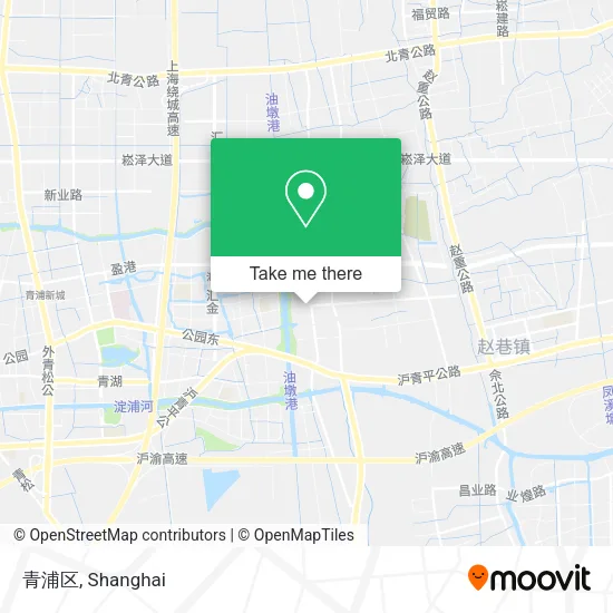 青浦区 map