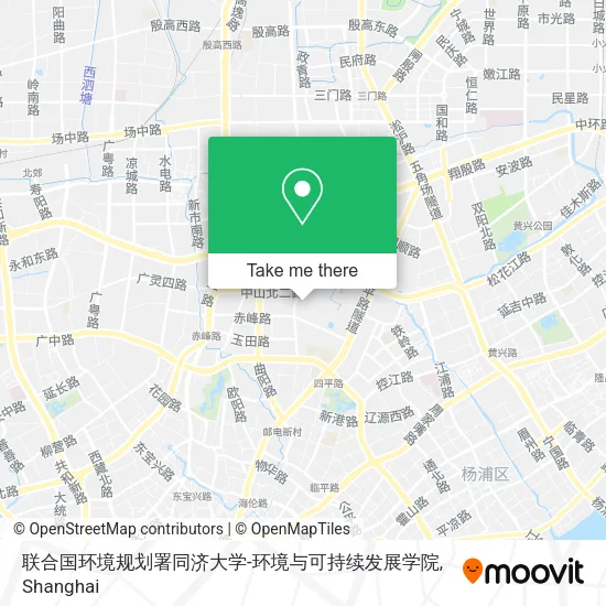 联合国环境规划署同济大学-环境与可持续发展学院 map