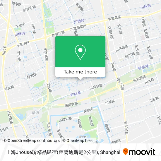 上海Jhouse玠精品民宿(距离迪斯尼2公里) map