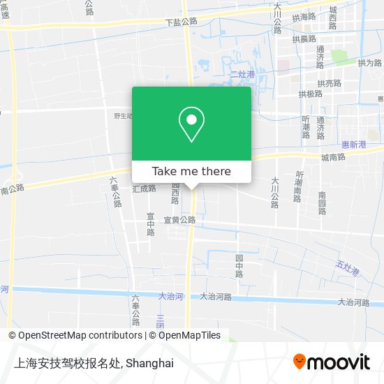 上海安技驾校报名处 map