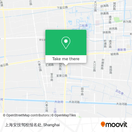 上海安技驾校报名处 map