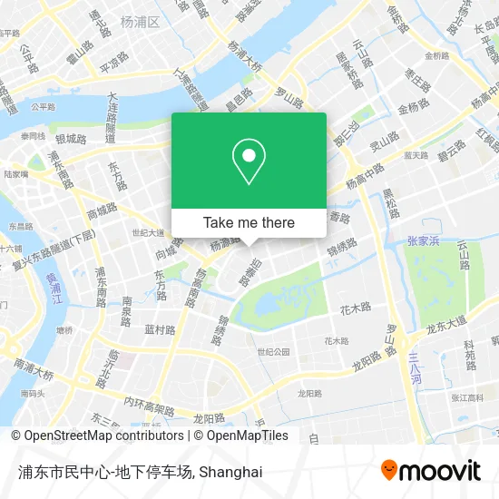 浦东市民中心-地下停车场 map