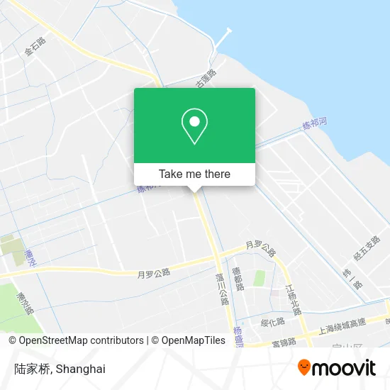 陆家桥 map