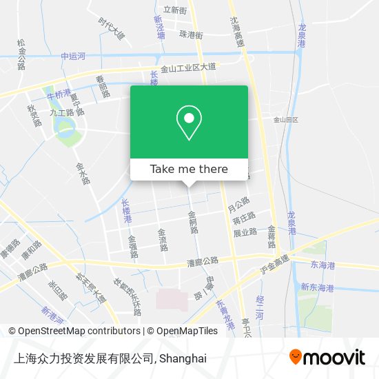上海众力投资发展有限公司 map