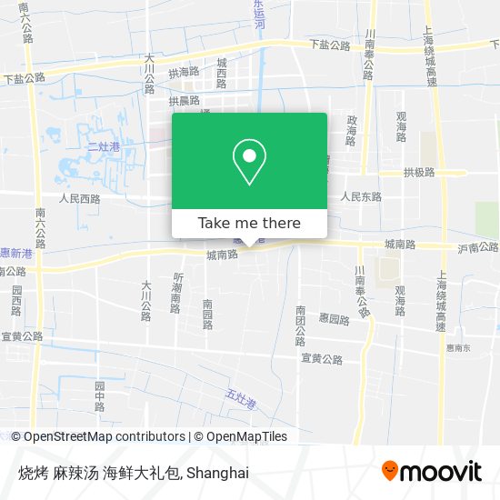 烧烤  麻辣汤  海鲜大礼包 map