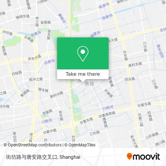 街坊路与唐安路交叉口 map