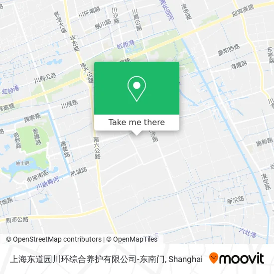 上海东道园川环综合养护有限公司-东南门 map