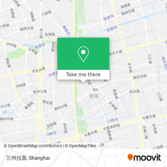兰州拉面 map