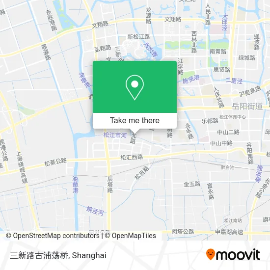 三新路古浦荡桥 map
