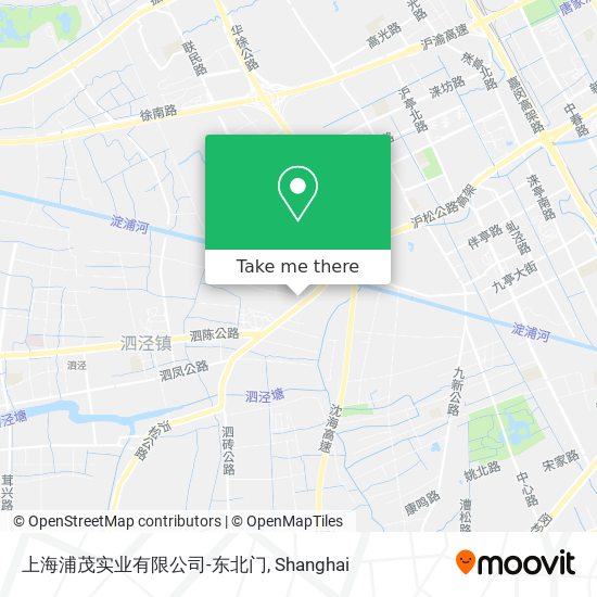 上海浦茂实业有限公司-东北门 map