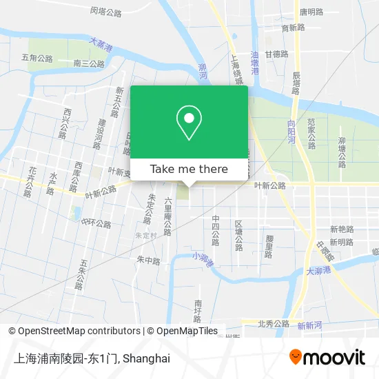 上海浦南陵园-东1门 map