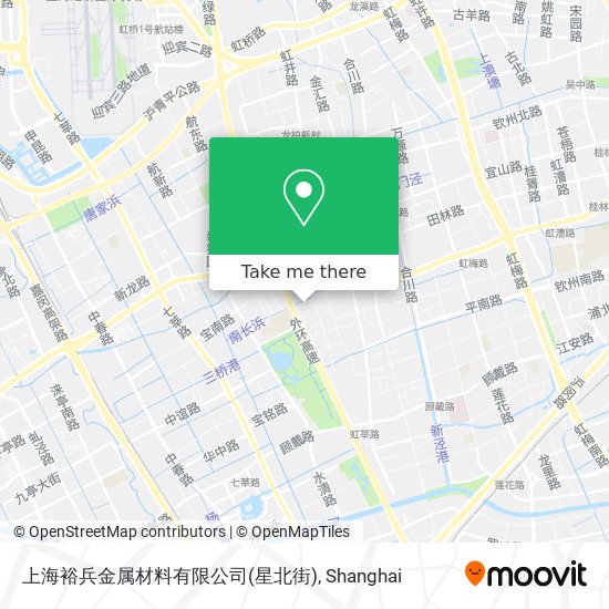 上海裕兵金属材料有限公司(星北街) map