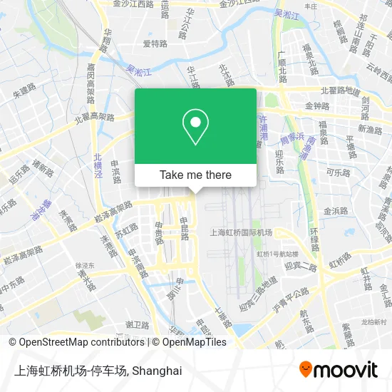 上海虹桥机场-停车场 map
