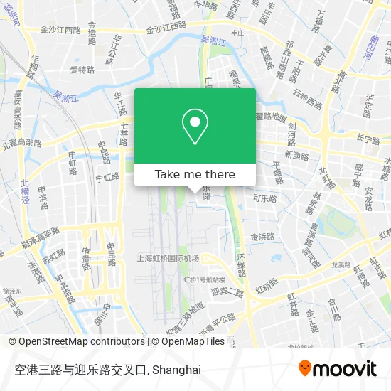 空港三路与迎乐路交叉口 map