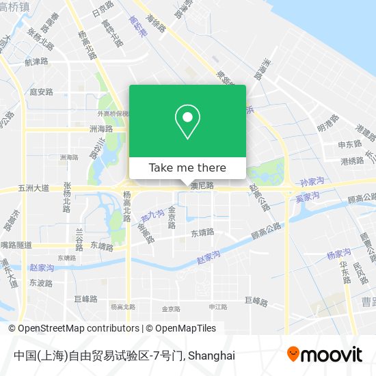 中国(上海)自由贸易试验区-7号门 map