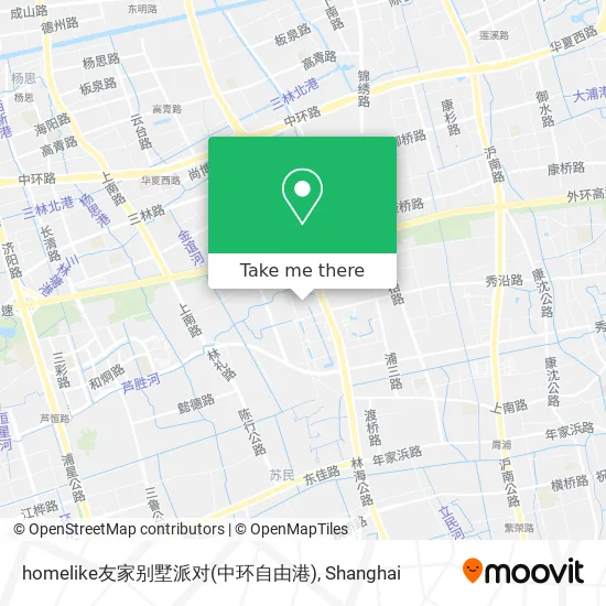 homelike友家别墅派对(中环自由港) map