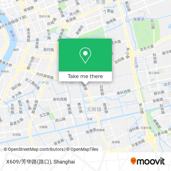 X609/芳华路(路口) map
